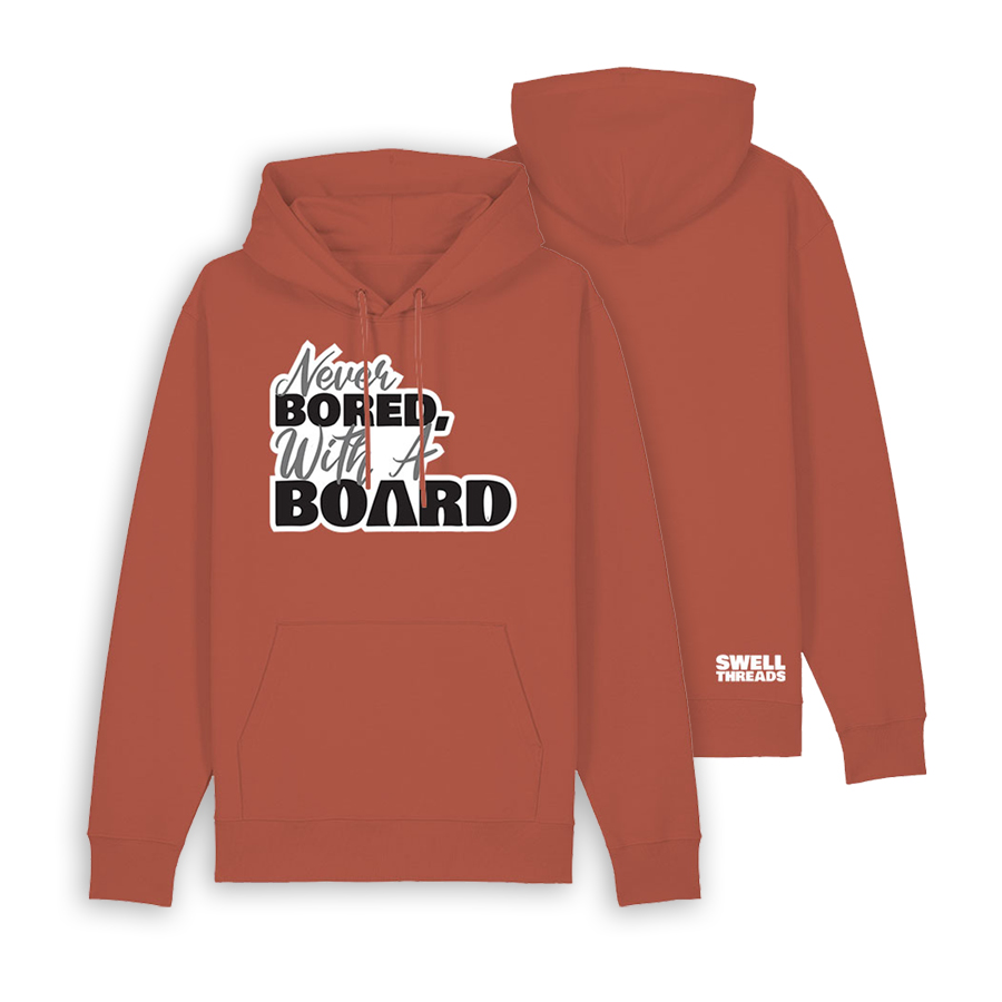 Never Board Hoodie - Heritage Brown