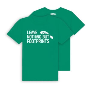 Footprints Kids Tee - Verdant Green