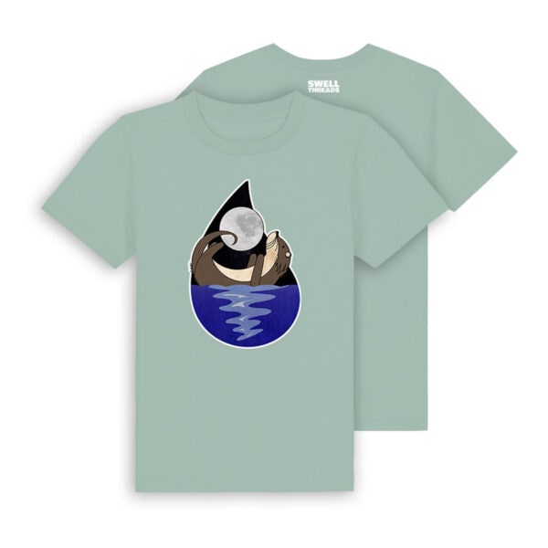 Otter Kids Tee - Aloe