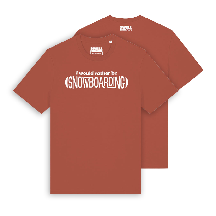 Rather Be Snowboarding Heritage Brown