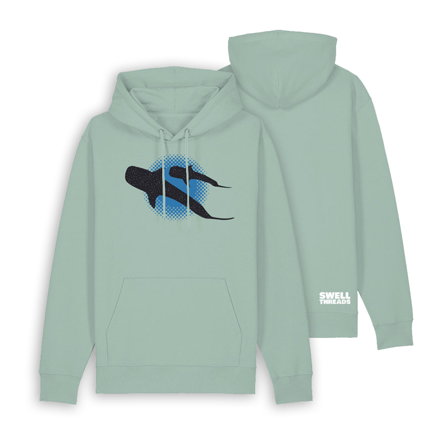 Whale Sharks Hoodie - Aloe