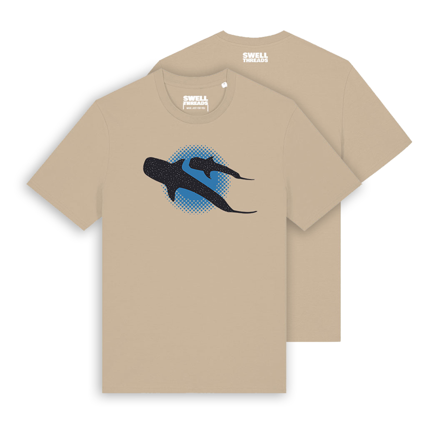 Whale Sharks Tee Desert Dust