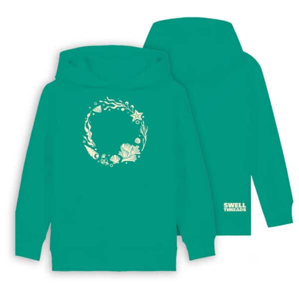 Seaside Wreath Kids Hoodie