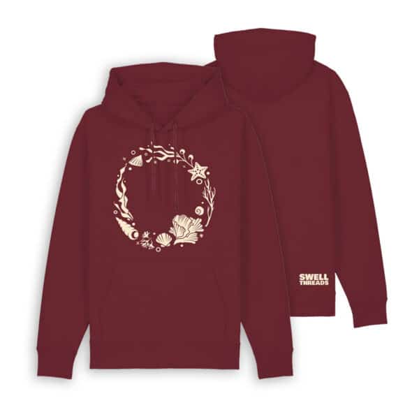 Seaweed Wreath - Burgundy