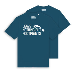 Footprints Tee - Deep Teal